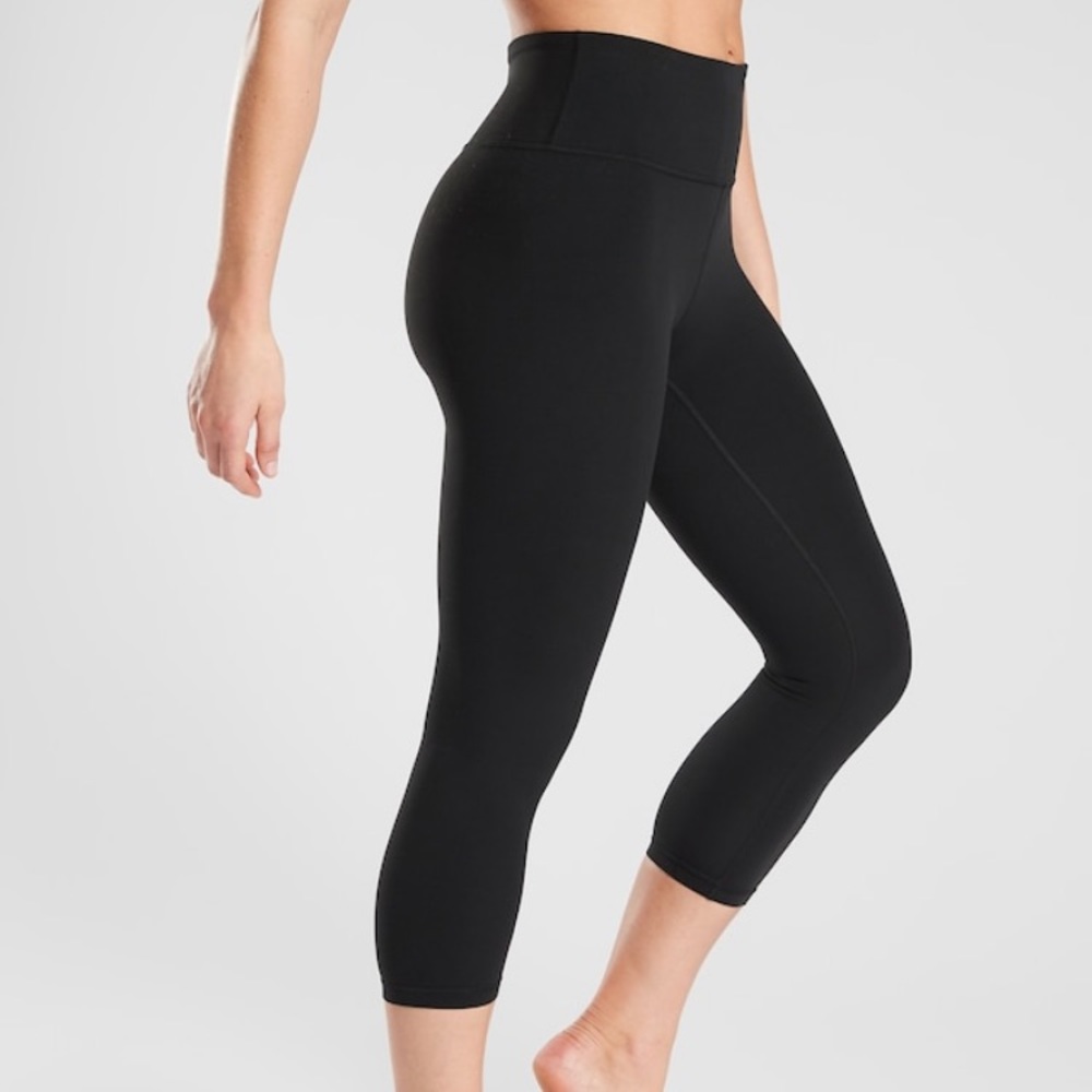 grey athleta leggings (cropped) - Picture 1 of 5